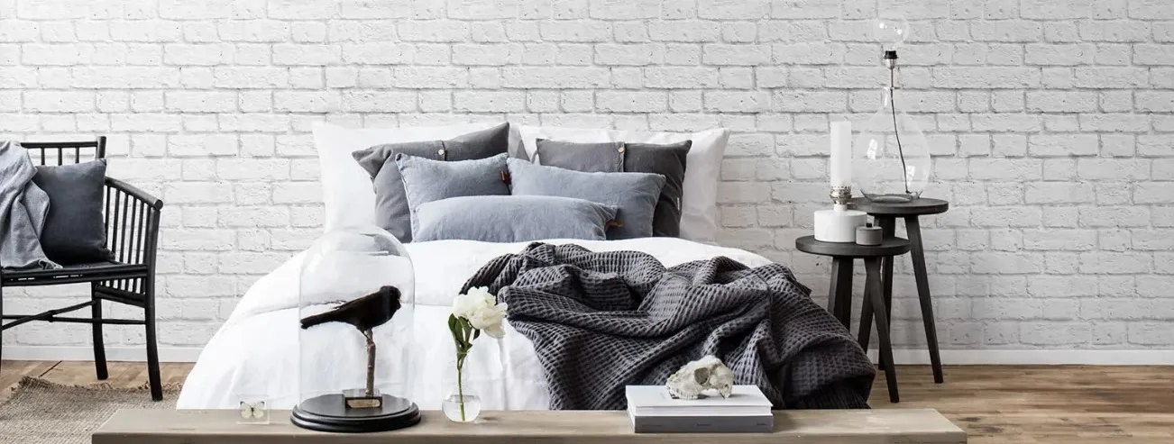 white brick bedroom wallpaper